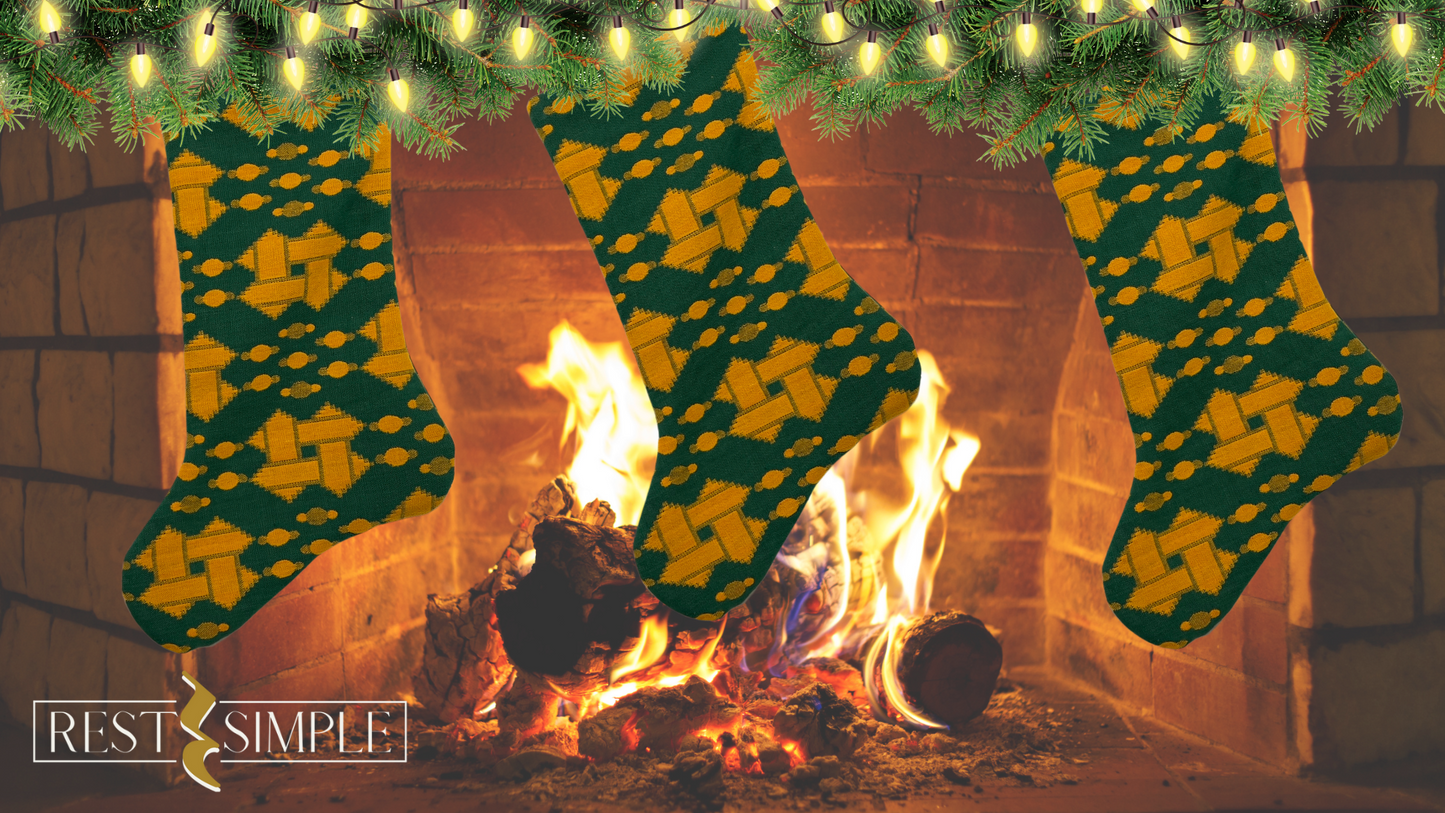 Green Knit Stocking