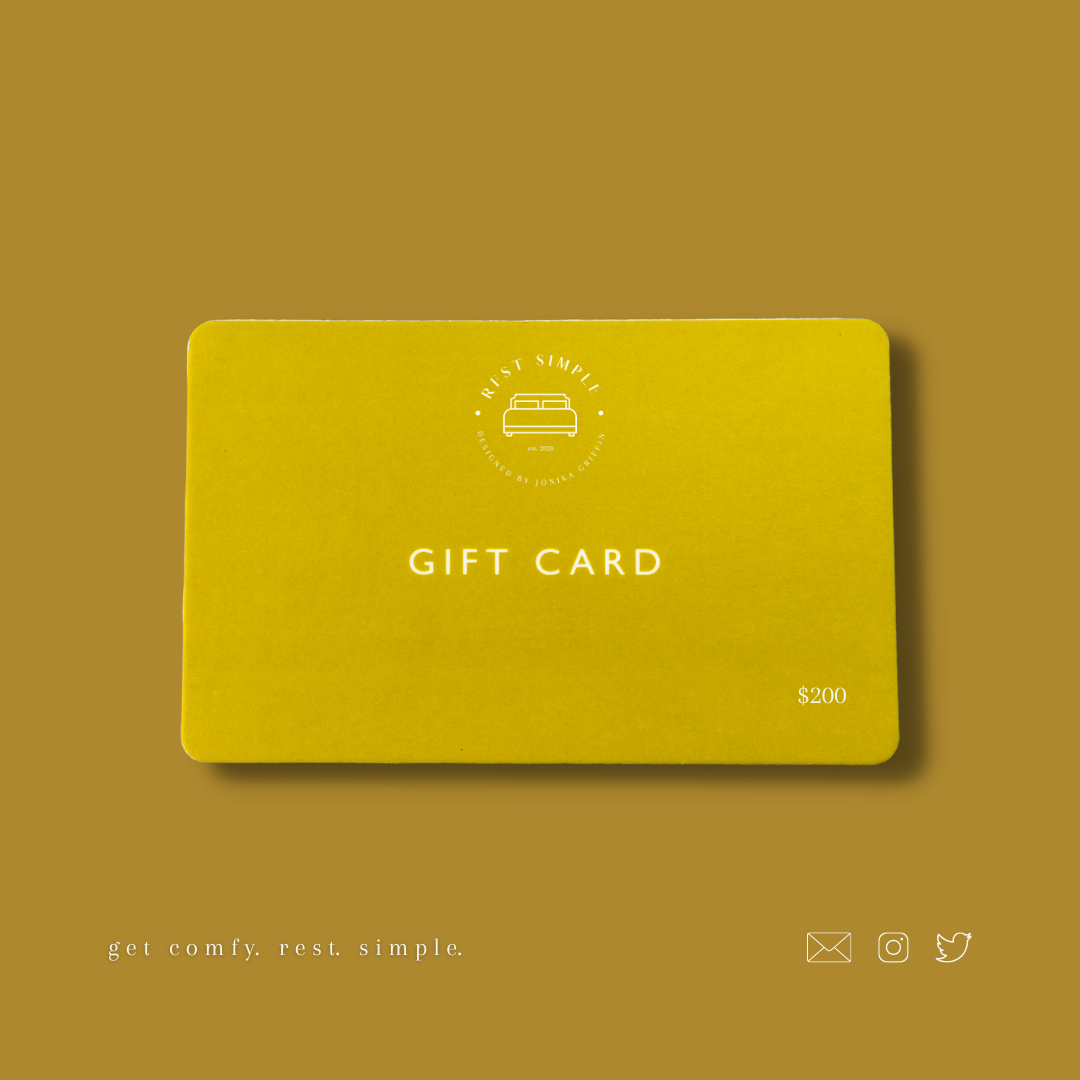 Rest Simple Gift Card